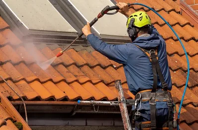 Démoussage et hydrofuge de toiture à Vernantois